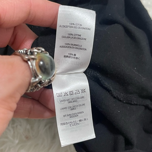 EUC Men’s Size Medium Supreme Small Box Logo Patch Long-sleeve Crewneck In Black - Picture 12 of 14